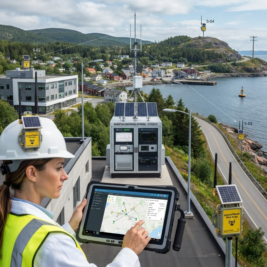 Radiation Sensor Network